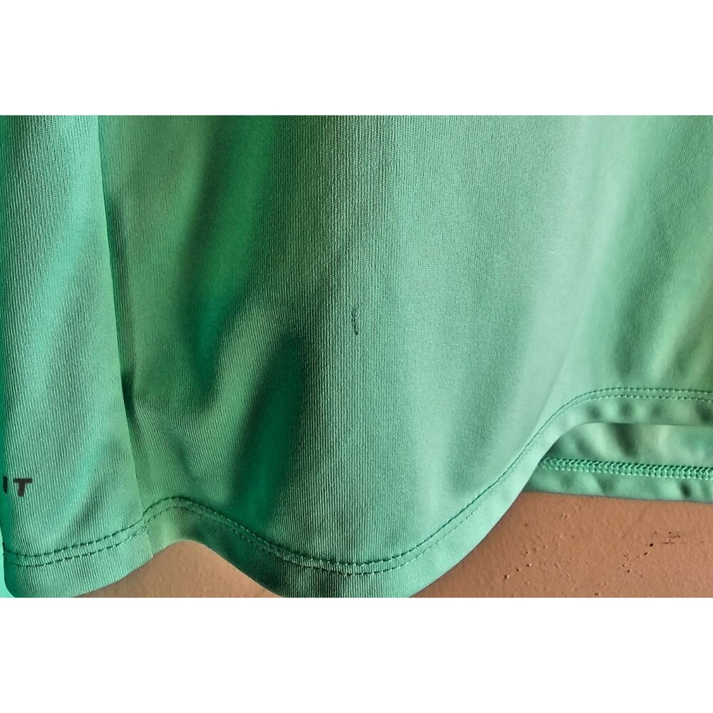 Nike Running Top Womens Med Pastel Green Swoosh Dri-FIT Long Sleeve Activewear - Picture 5 of 5